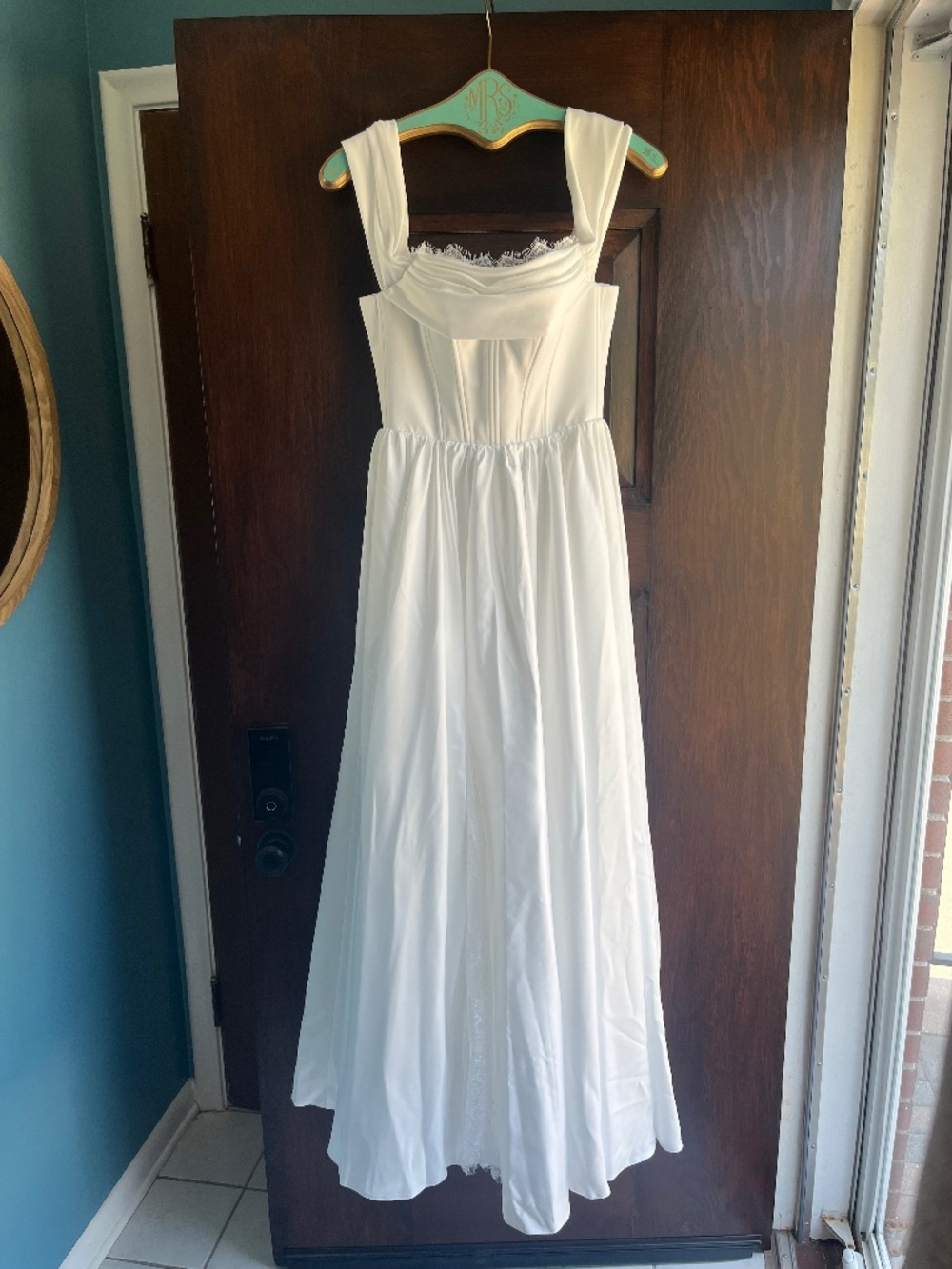 A-Line Corset Wedding Dress Size 4 - Picture 1 of 4